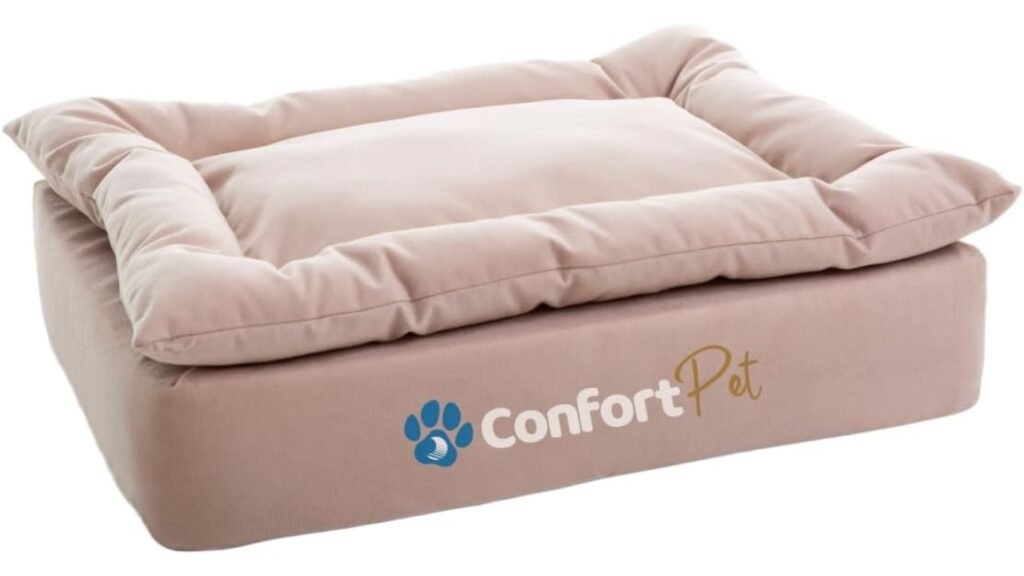 Cama Pet Confort Sonos Bege com Pillow Removível